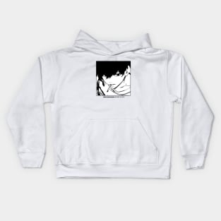 Edgy Anime Boy Smoking Grunge Aesthetic JRock Style Kids Hoodie